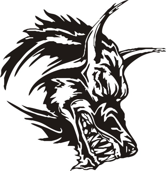 Трафарет оборотень