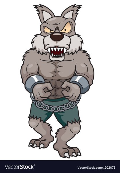 Мультяшный оборотень качок