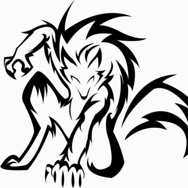 Трафарет оборотень