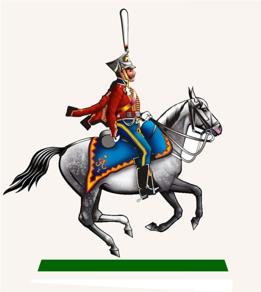 Бумажные солдатики 1812 гусары