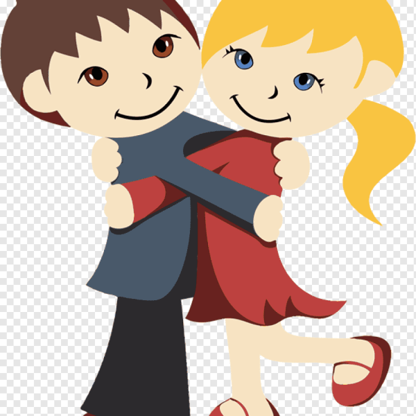 Обнимашки клипарт