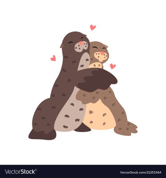 Обнимашки вектор