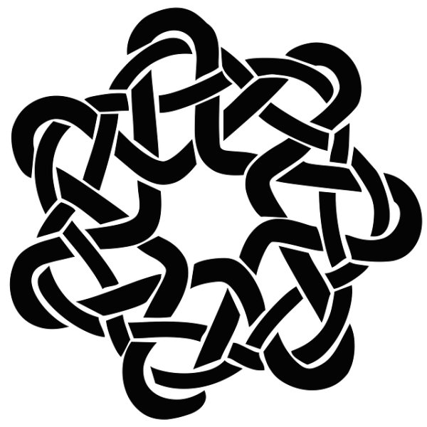 Пятерной Кельтский узел