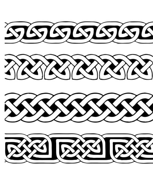 Кельтский узел тату браслет