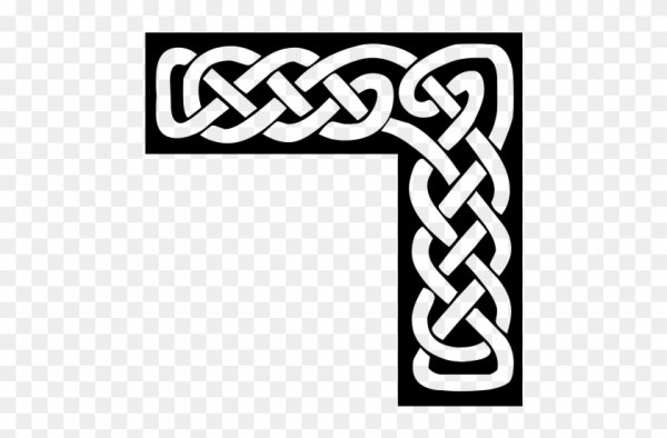 Кельтский орнамент угловой