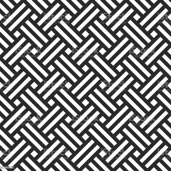 Плетеный геометрический узор