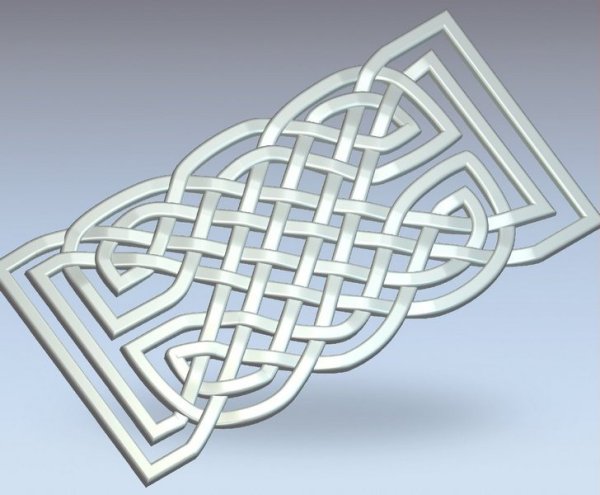 Плетеный узор