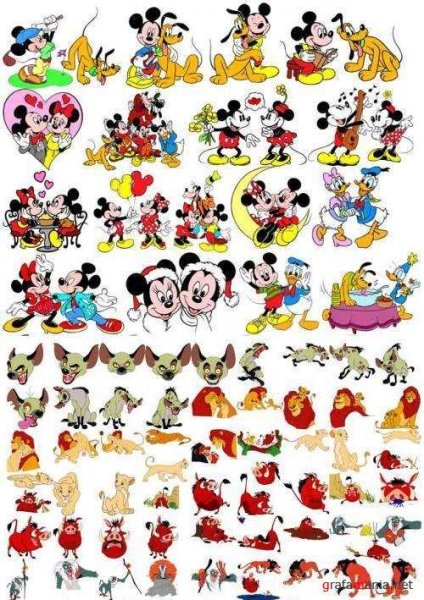 Маленькие персонажи Дисней