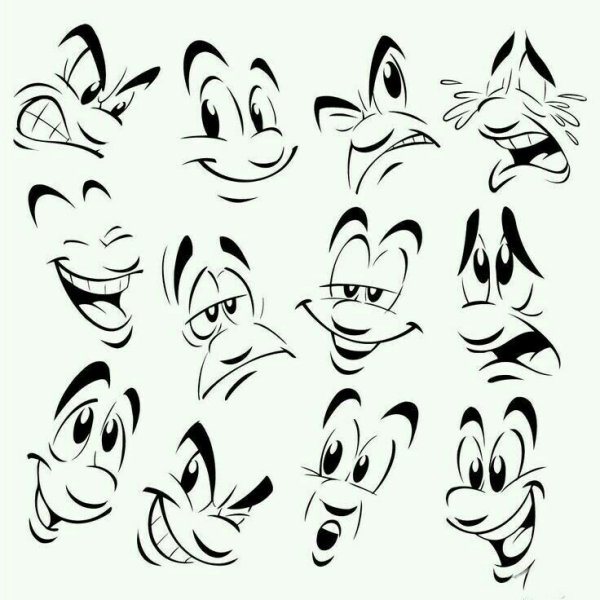 Мультяшная мимика