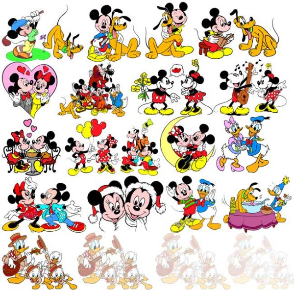 Мультяшные герои вектор