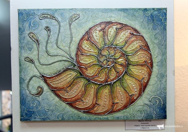 Картины из аммонитов