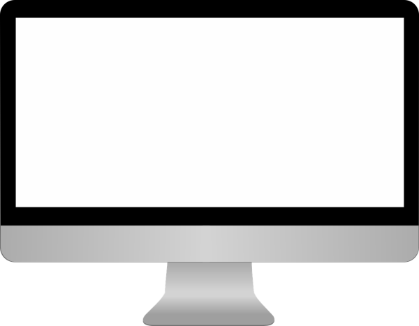 Монитор компьютера вектор