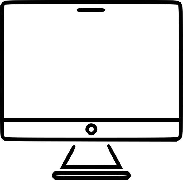 Стилизованное изображение компьютера