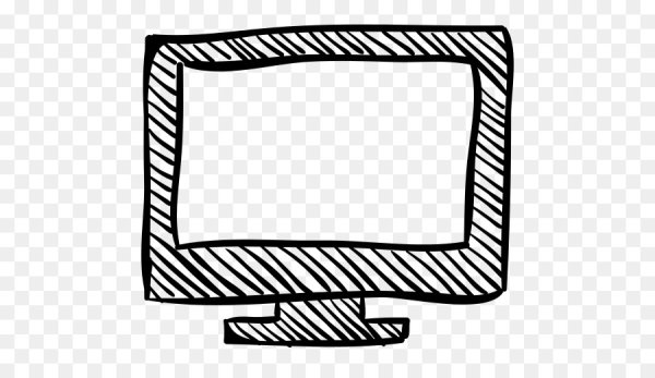 Монитор нарисованный