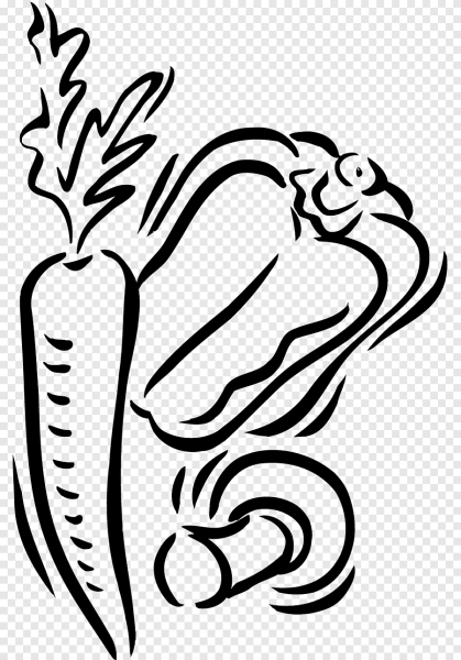 Стилизованная морковка