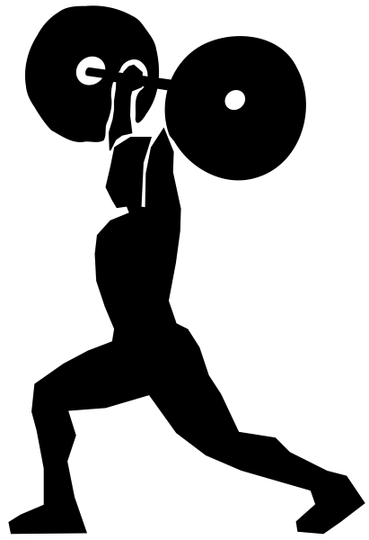 Тяжелая атлетика силуэт