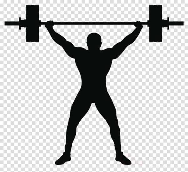 Силуэт тяжелоатлета