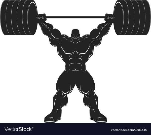 Тяжелая атлетика силуэт