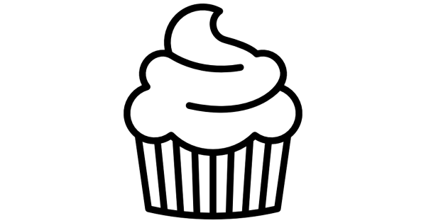 Кекс силуэт