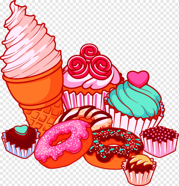 Кондитерские изделия рисования