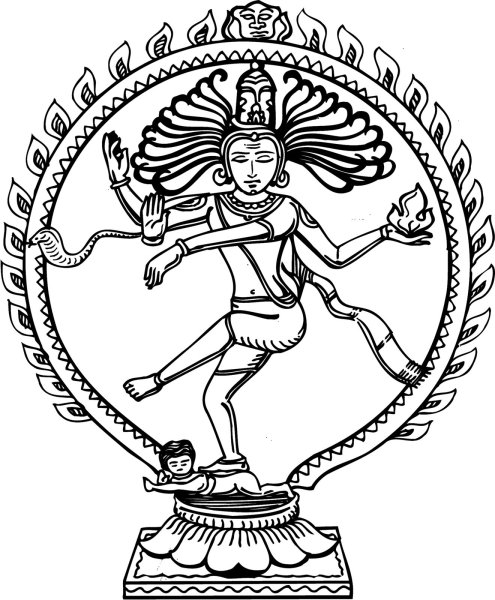 Шива Натараджа вектор