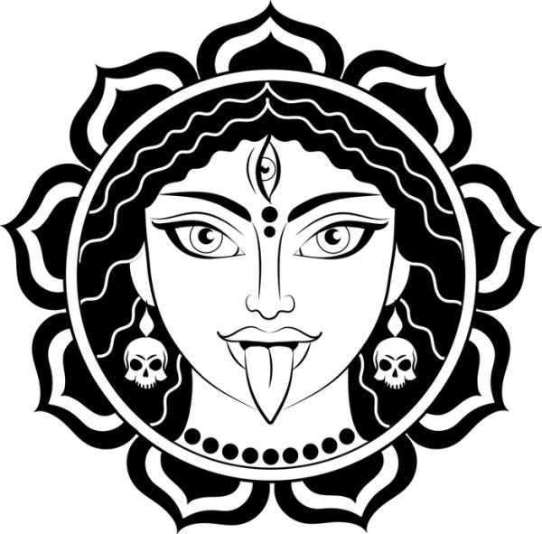 Богиня Кали вектор