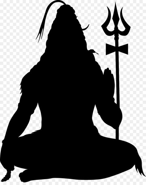 Шива арт силуэт