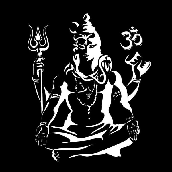 Шива силуэт