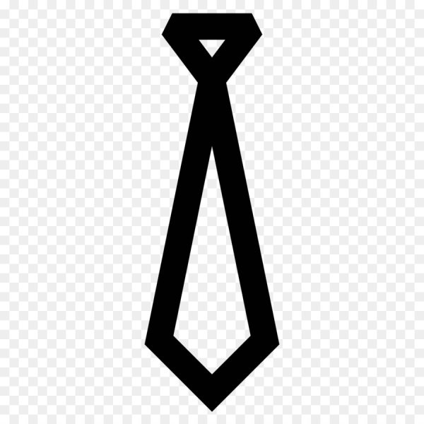 Галстук силуэт