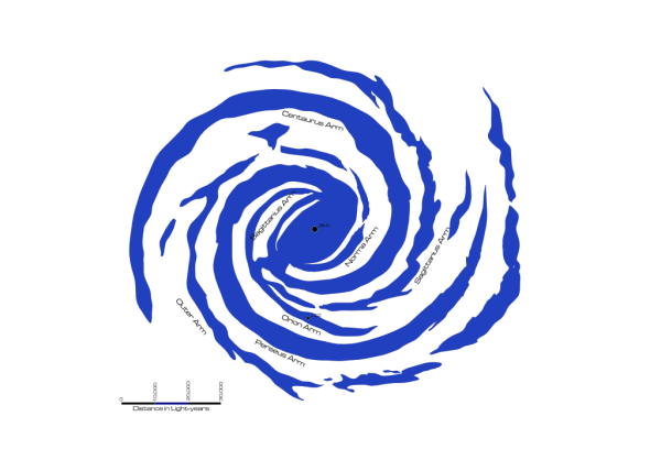 Спиральная Галактика векторное изображение