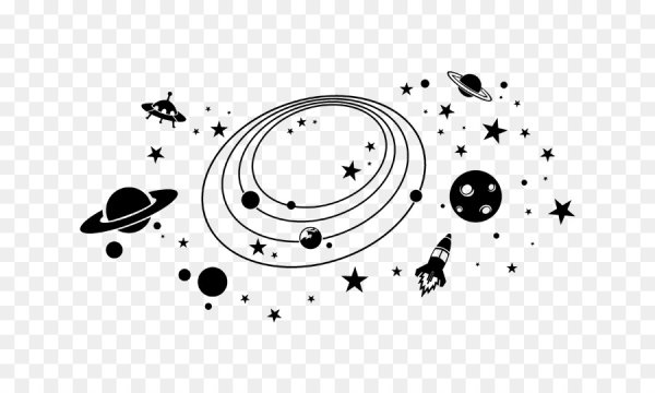 Силуэт планет