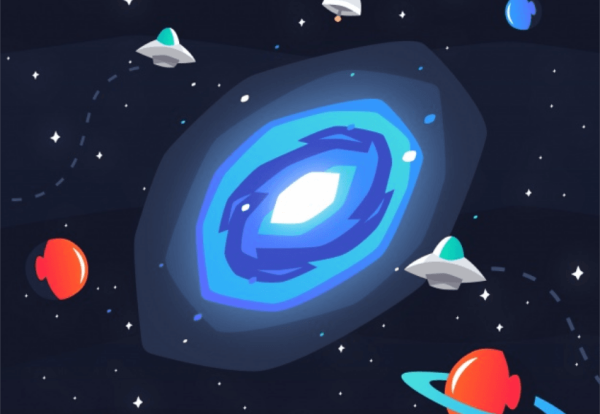 Галактика мультяшная