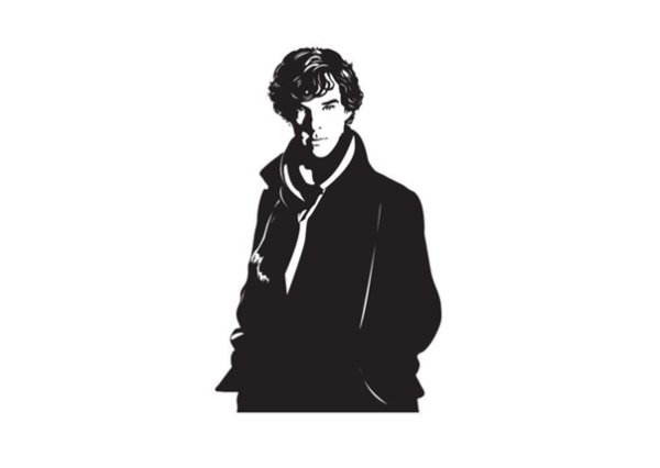 Бенедикт Камбербэтч силуэт