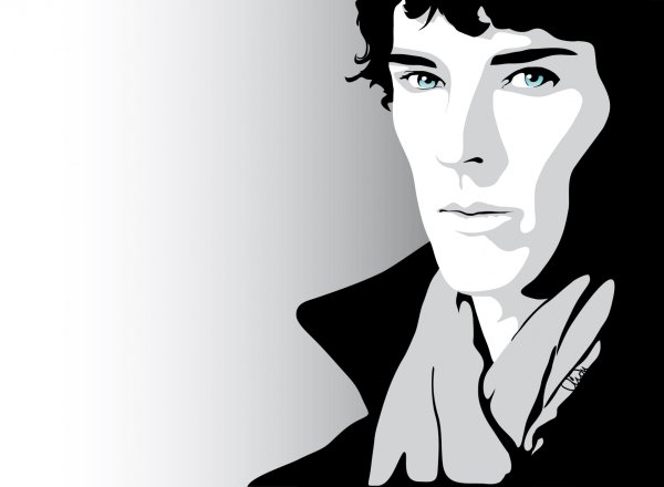 Бенедикт Камбербэтч силуэт