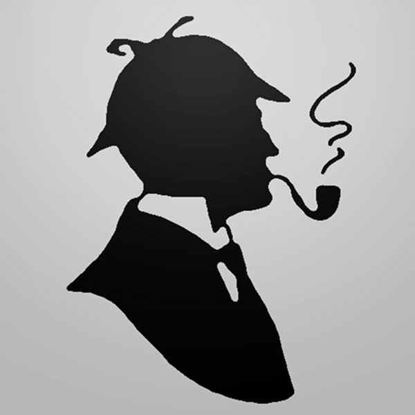 Шерлок Холмс силуэт