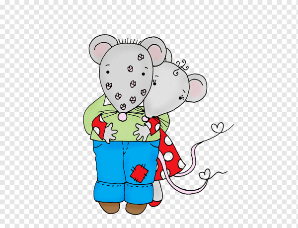 Мышата Рисованные