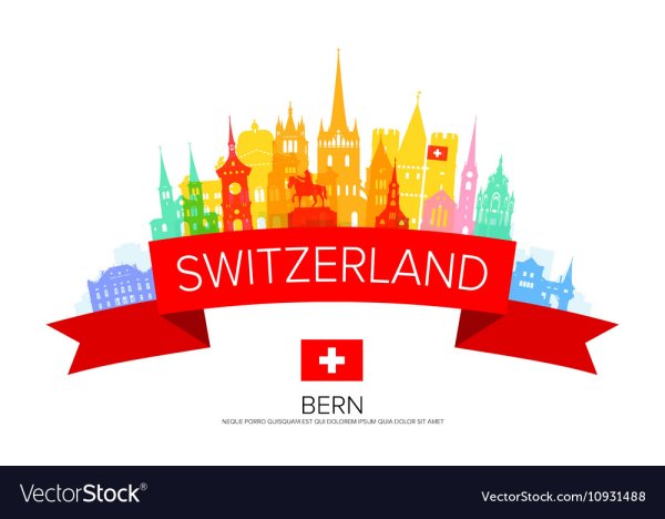 Векторная иллюстрация Швейцария