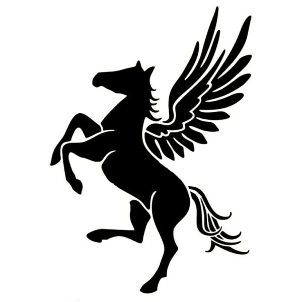Силуэт лошади для вырезания