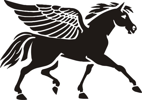 Пегас силуэт