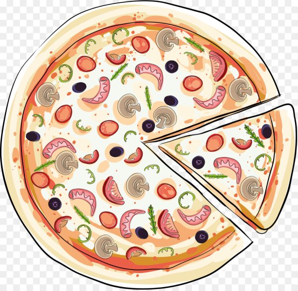 Пицца Векторная