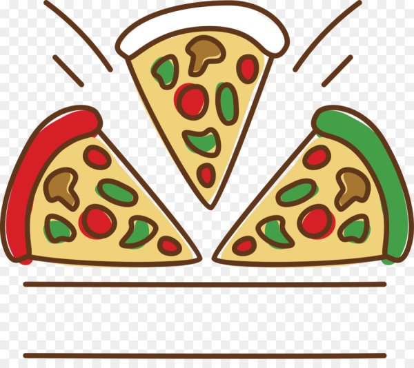 Кусочек пиццы вектор