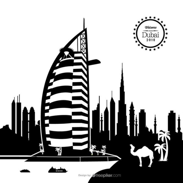 Дубай вектор
