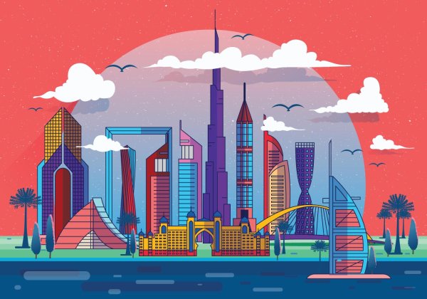 Дубай мультяшный