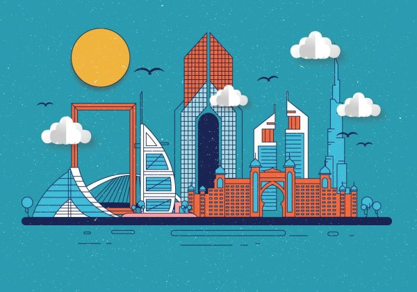 Дубай вектор