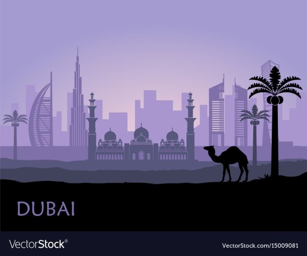 Дубай Векторная Графика