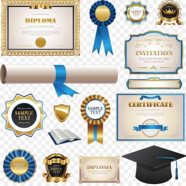 Диплом вектор