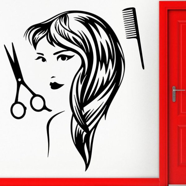 Трафарет парикмахера