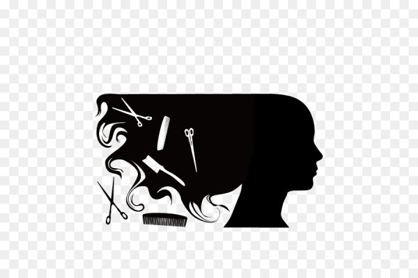 Силуэт для парикмахерской