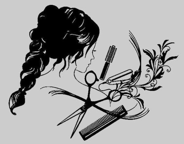 Логотип парикмахера стилиста