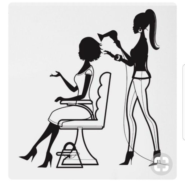 Силуэт парикмахера